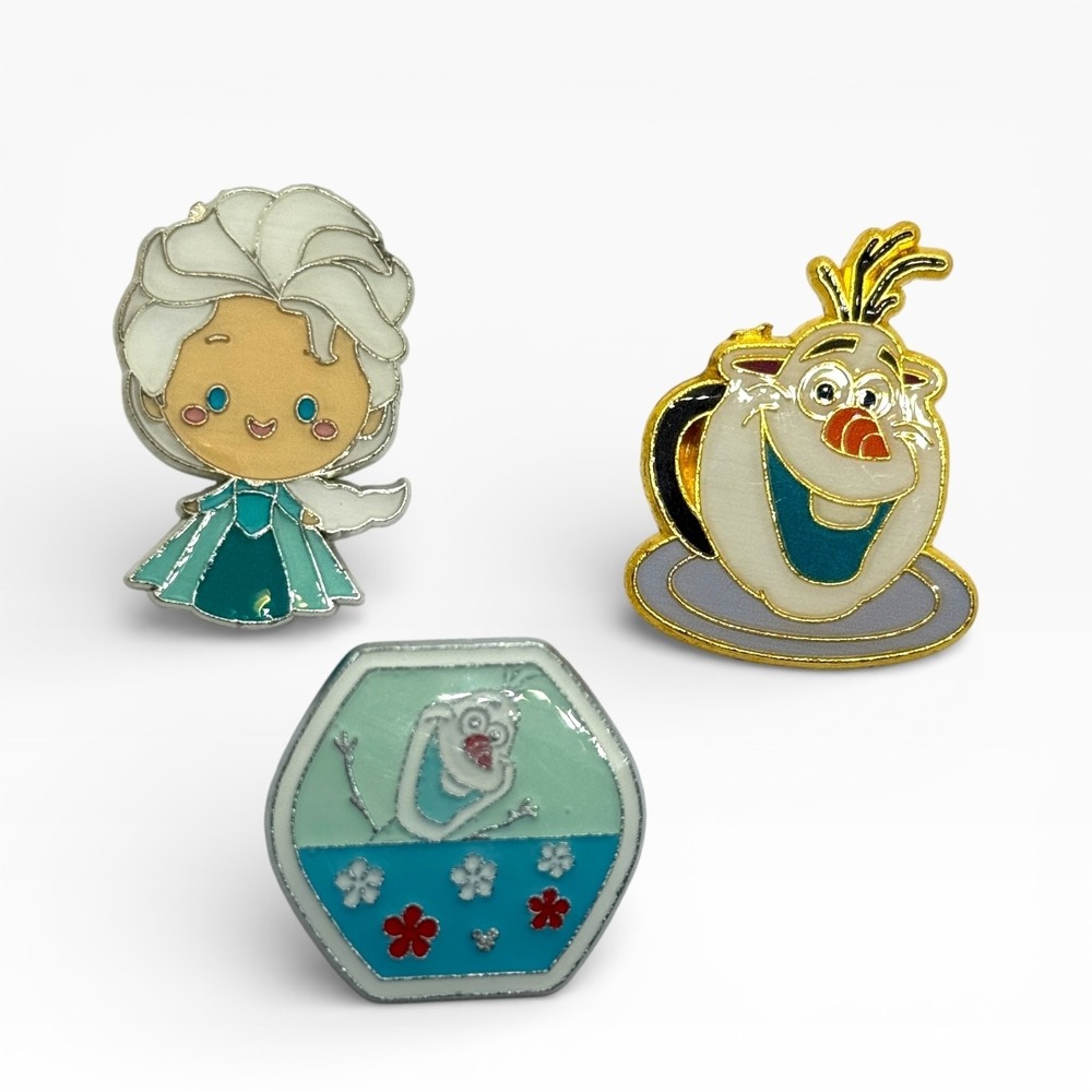 Disney‎ Frozen Pin Lot Elsa Olaf Hidden Mickey Disneyland